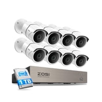 Sistema De Cámaras De Seguridad Para El Hogar Zosi 3K Lite Con 8 Cámaras Hdd De 1 Tb