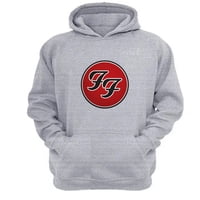 Genérico - Polerón Canguro Foo Fighters Gris Claro Talla L Unisex