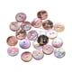 thumbnail image 1 of 20 botones de concha de perla natural, 12 mm 2 agujeros para camisa, ropa, abrigos, trajes, chaquetas, jeans, faldas, costura, manualidades, decoración DIY, púrpura, 1 of 7