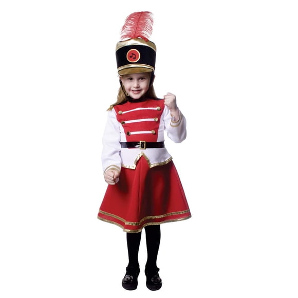 Disfraz de majorette para niña, talla grande