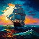 thumbnail image 3 of Sailboat Diamond Painting Kits For Adults 5D Diamond Art Kit For Beginners, DIY Paint With Round Full Diamonds Paintings Gem Art For Home Wall Decoration Gift (25x25cm/10x10inches), 3 of 3