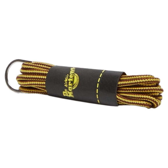 Cordón redondo Shoelace Dr. Martens 140 cm, marrón y amarillo
