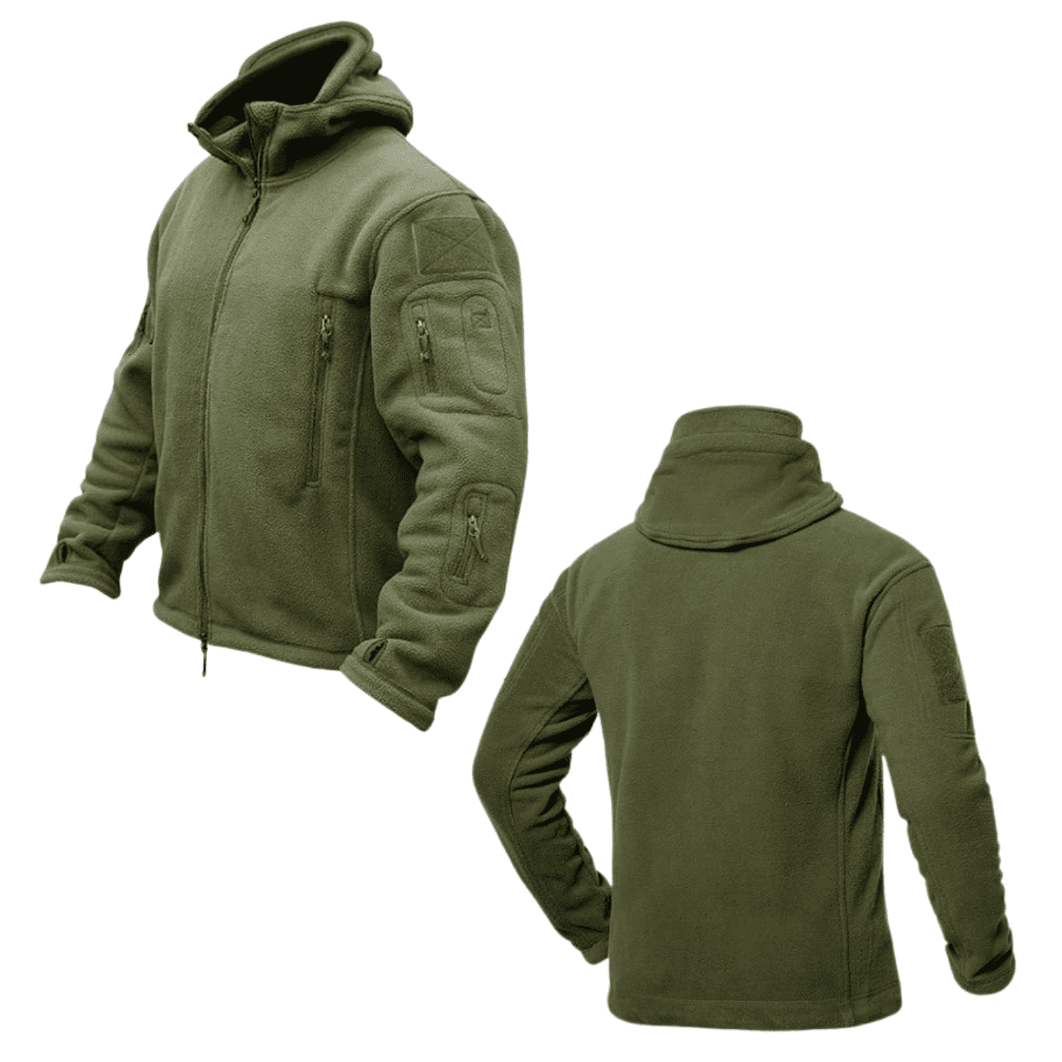 Genérico - Polar Chaqueta Polerón Micropolar Táctico Invierno