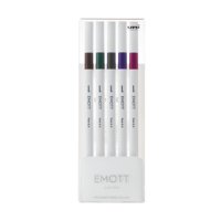 Faber Castell - Set Tiralíneas Uniball Emott Pem-Sy N°3 X5 Colores