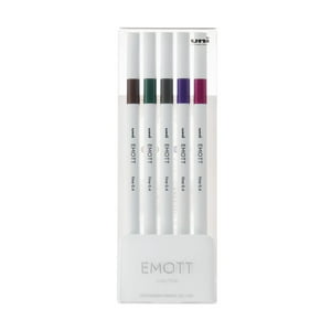 Faber Castell - Set Tiralíneas Uniball Emott Pem-Sy N°3 X5 Colores