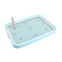 Magideal - Inodoro Para Perros De Interior, Urinario Para Cachorros, Inodoro Para Entrenamiento De Mascotas, Rejillas De Malla Para Inodoro, Bandeja Para Orinal Azul