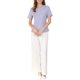 thumbnail image 2 of INSPIRE CHIC Elegante Blusa Brillante para Mujeres con Tops de Piedras de Estrás para Cócteles y Fiestas M Púrpura Claro, 2 of 5
