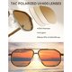 thumbnail image 3 of Gafas de sol Bircen BC8112 polarizadas UV400 aviador para hombre, 3 of 3