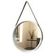 thumbnail image 1 of Espejo Circular Correa Blanco Taller Sin Fronteras, 1 of 2