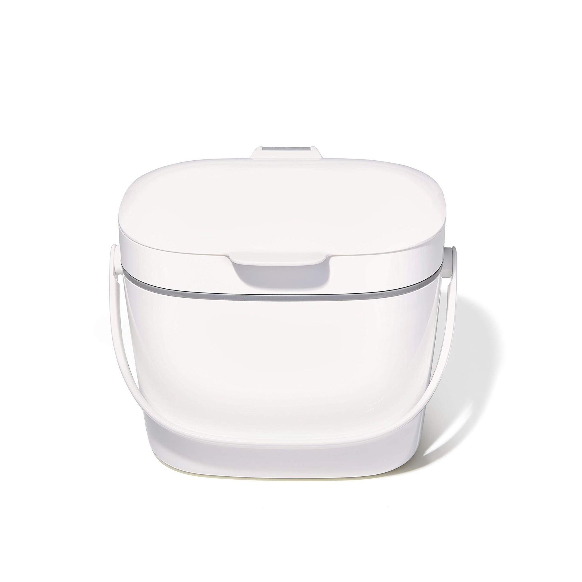 Cubo De Abono Oxo Good Grips Easy-clean De 6,62 Litros, Color Blanco