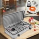 thumbnail image 1 of Cocina Encimera a Gas Licuado 2 Platos+KIT de instalación Cocinilla Gris, 1 of 7