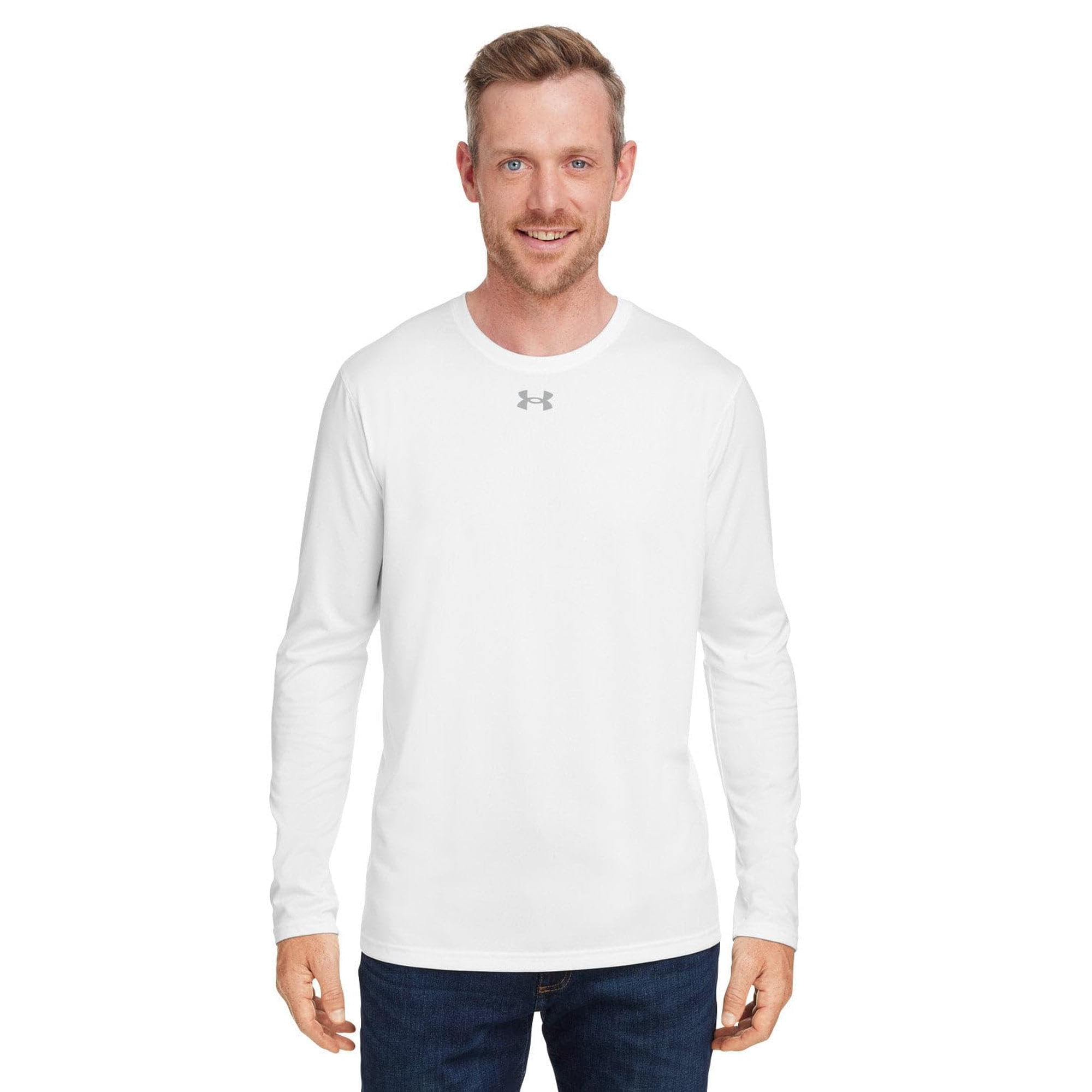 Remera De Manga Larga Under Armour Team Tech Blanca Xl