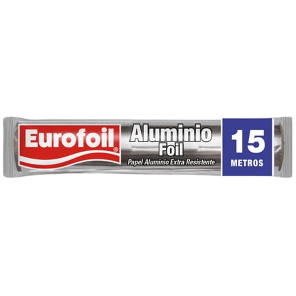 Papel Aluminio15 Metros Sin Corte, Un
