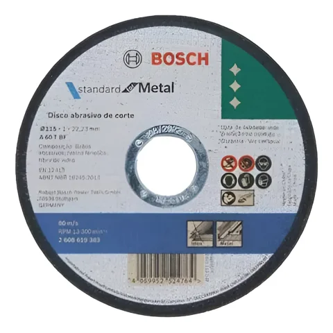 Bosch - Disco De Corte Inoxidable Fino Standard 4.1/2 X 50 Unid.