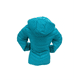 thumbnail image 3 of Chaqueta 3/4 Corta Mujer Engomada Térmica, Envío Rápido, Turquesa Claro, Talla L, 3 of 3