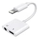 thumbnail image 1 of Adaptador Lightning A Aux Y Lightning Compatible Con Iphone, 1 of 2