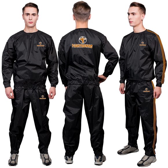 Ropa FIGHTSENSE Traje de Sudor Sauna Talla 3XL Naranja