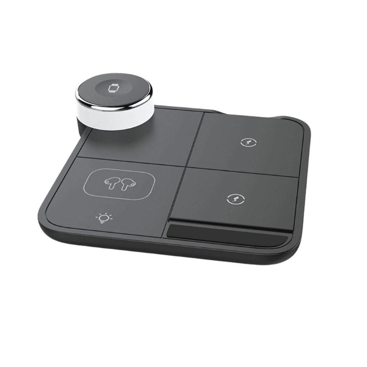 Crusec - Cargador Inalambrico Universal Para Teléfono Reloj Airpods