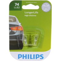 Bombilla Miniatura Philips 74Llb2 74 Longerlife 14 V, Paquete De 2