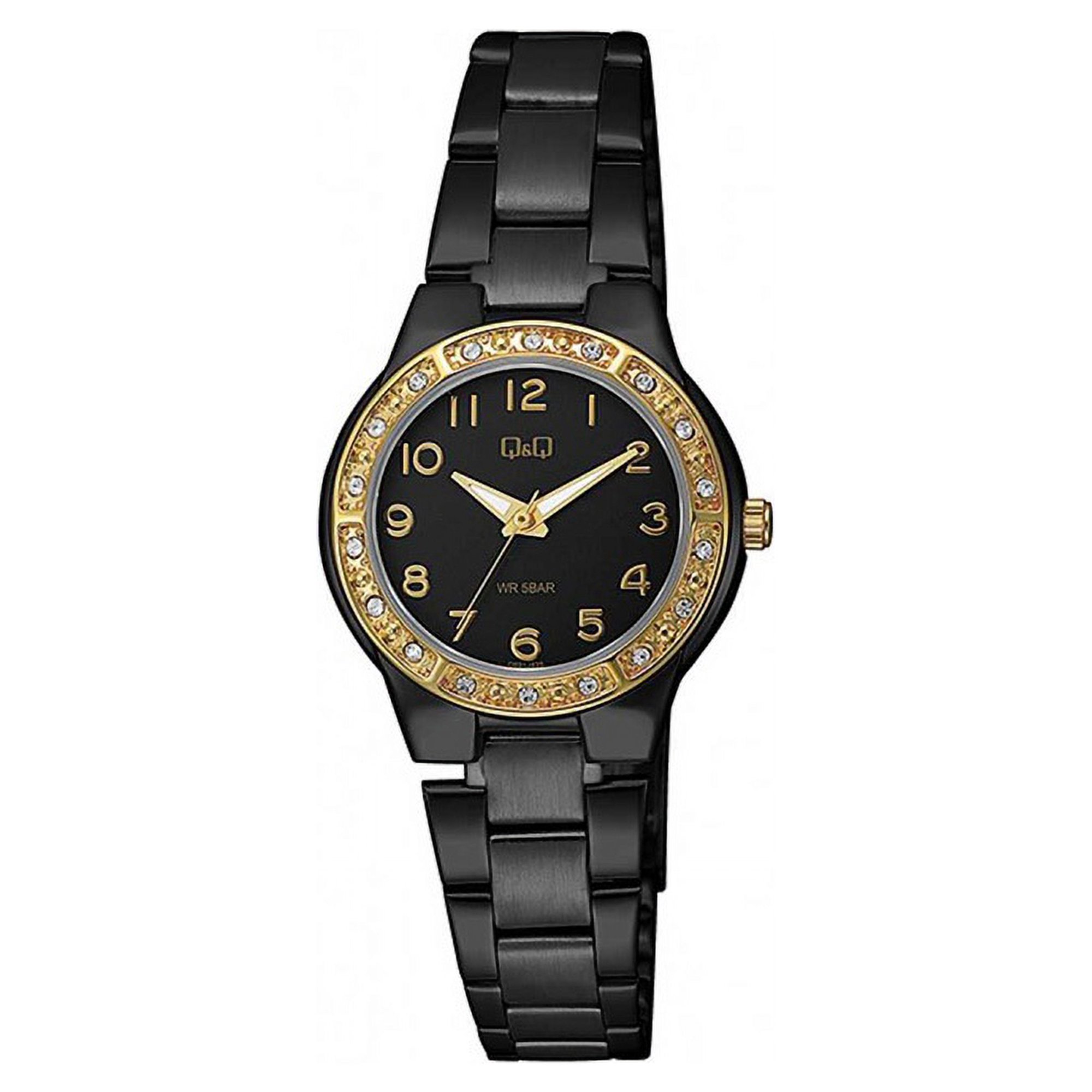 Reloj Q691j425y Análogo Negro Q&q
