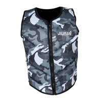 Magideal - Chaleco Salvavidas Traje De Baño De Flotabilidad Chaleco Salvavidas Traje De Baño De Flotación Dispositivo De Flotación Para Natación Gris Xl