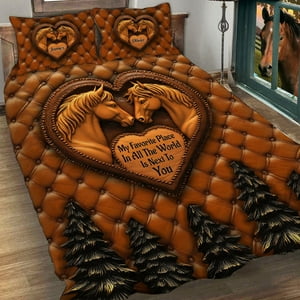 Milsleep - Next To You - Juego De Edredón Personalizado De Caballo