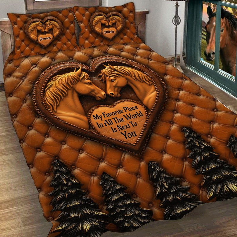 Milsleep - Next To You - Juego De Edredón Personalizado De Caballo