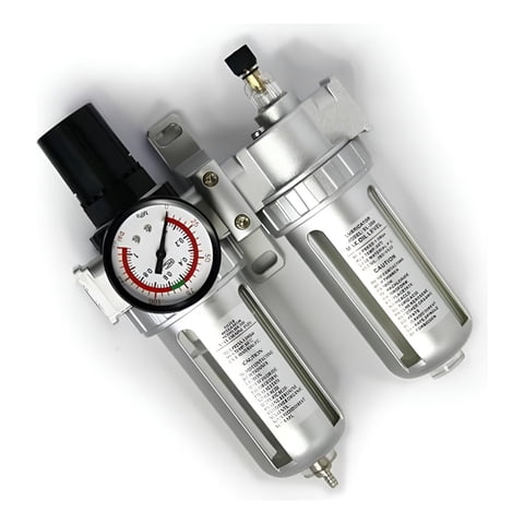Genérica - Filtro De Compresor De Aire Regulador Lubricador Manómetro