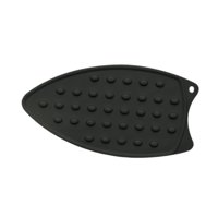 Bothyi - Almohadilla Más Gruesa De Hierro De Hierro De Silicona Para La Tabla De Planchar En El Hogar Plano De Hierro Negro
