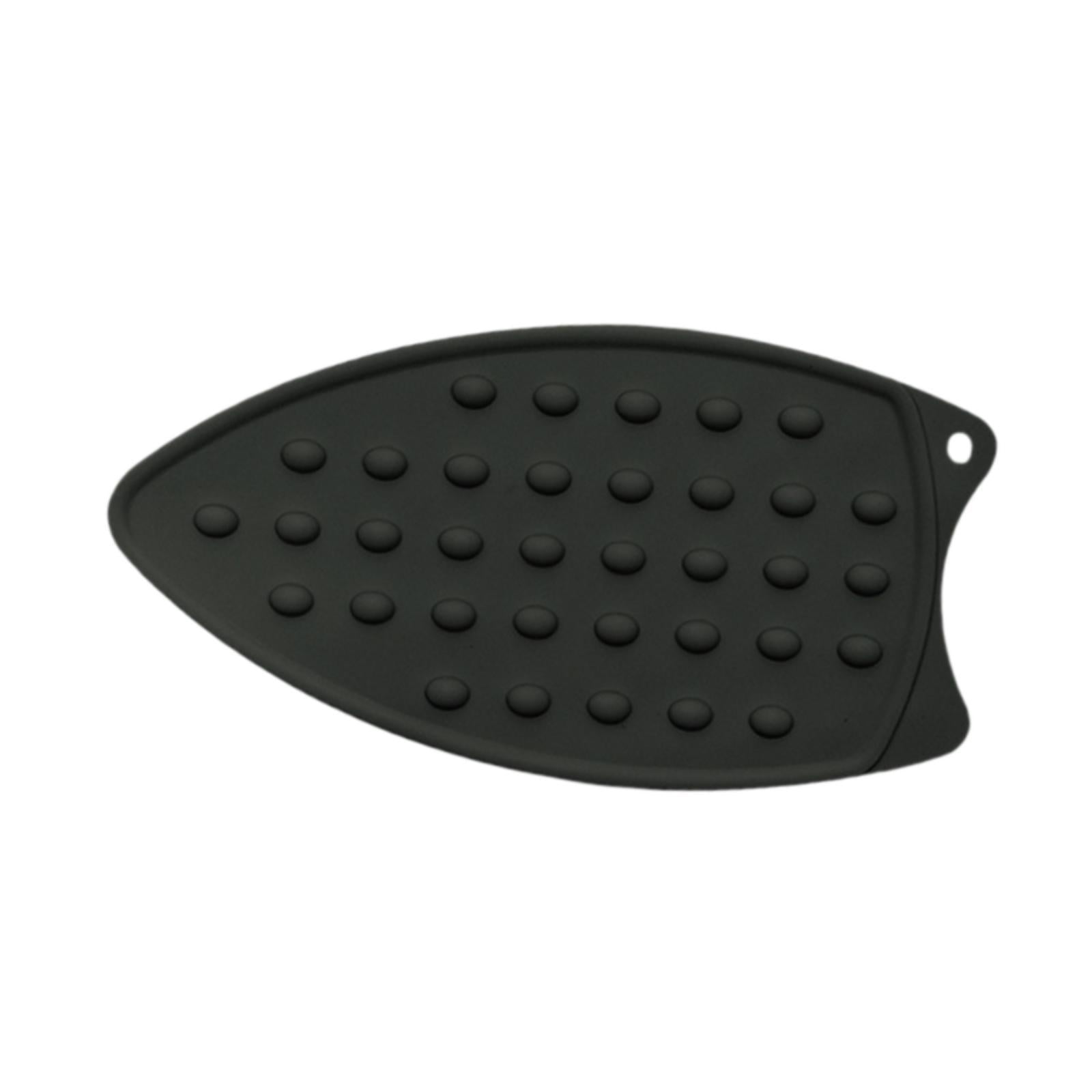 Bothyi - Almohadilla Más Gruesa De Hierro De Hierro De Silicona Para La Tabla De Planchar En El Hogar Plano De Hierro Negro