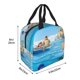 thumbnail image 4 of Luca Bolsa Térmica Portátil con Forro de Aluminio Grueso, Bolsa Térmica Impermeable y Hermética para Trabajo, Escuela y Picnic, Nevera Portátil para Entrega de Comida para Adultos y Niños 22*20*13cm, 4 of 6