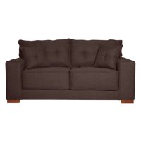 Colbox - Sofa Versa 2 Cuerpos Tela Chocolate
