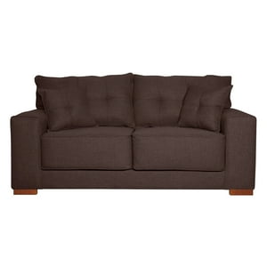 Colbox - Sofa Versa 2 Cuerpos Tela Chocolate