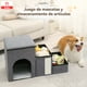 thumbnail image 3 of Escalera Mascota Perro Gato Con Almacenamiento Plegable Gris, 3 of 11