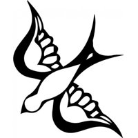 Rienda Libre Graphics - Decomural Swooping Swallow Bird Ws-32874