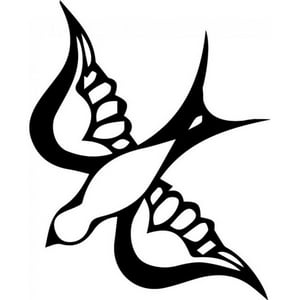 Rienda Libre Graphics - Decomural Swooping Swallow Bird Ws-32874