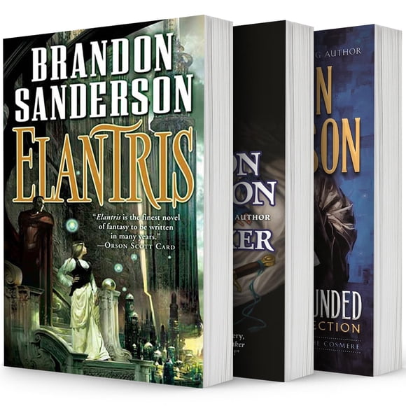 Colección de libros genérica: Arcanum Unbounded, Elantris y Warbreaker