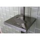 thumbnail image 3 of Barra deslizante para ducha Kingston Brass Claremont de 24" con jabonera, 3 of 4