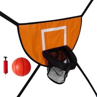 Magideal - Mini Aro De Baloncesto Para Trampolín, Estante De Baloncesto, Juguete Deportivo Con Cuerdas De Conexión, Accesorio De Trampolín Para Todas Las Edades, Con Una Pelota