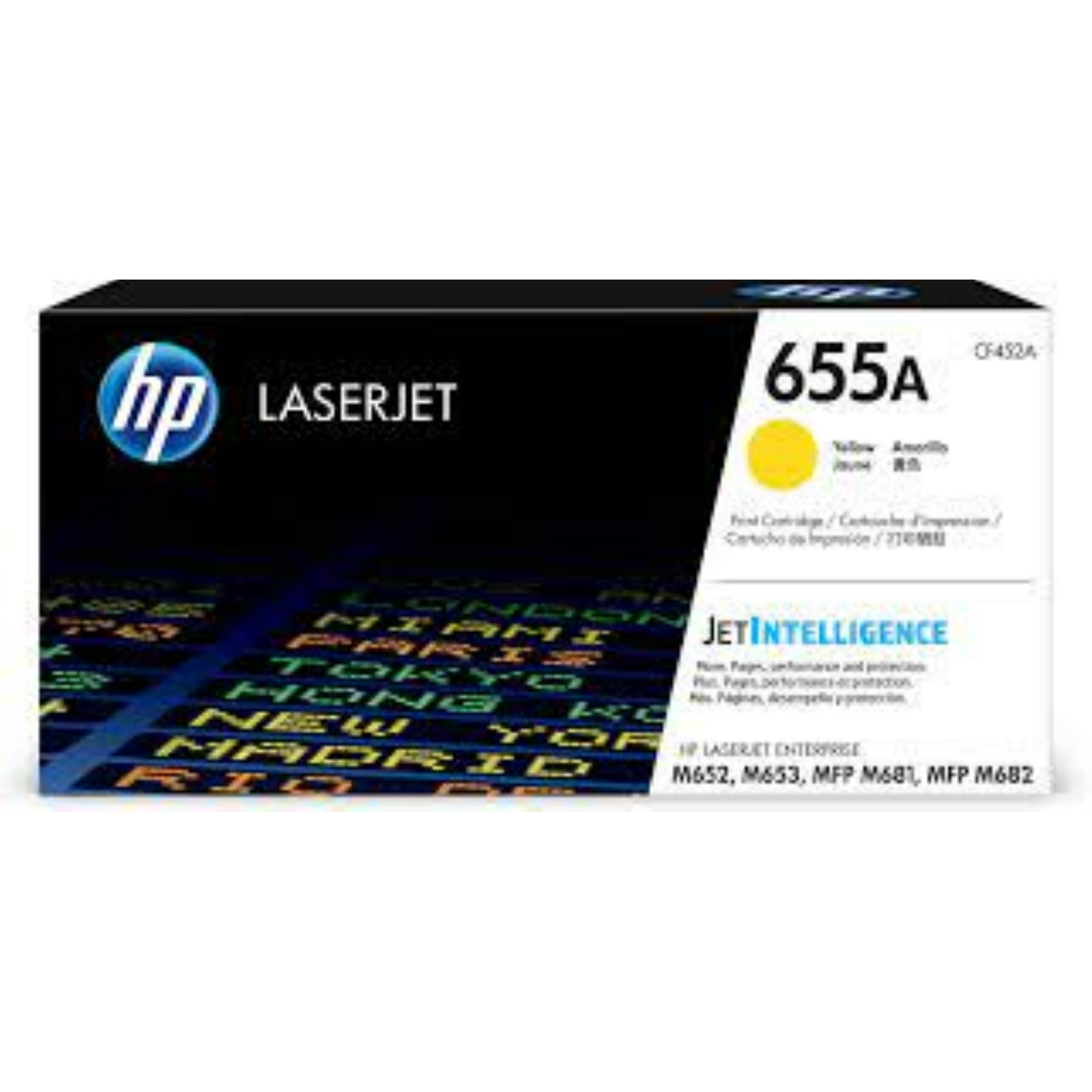 Cartucho De Tóner Hp 655a Laserjet 10500 Páginas Amarillo