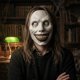 thumbnail image 2 of Mascara Monja Hallowen Disfraz Terror / Esqueleto Zombie, 2 of 8