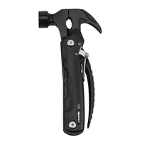 Genérico - Martillo Multiherramienta 12 En 1 Con Mini Alicate Camping