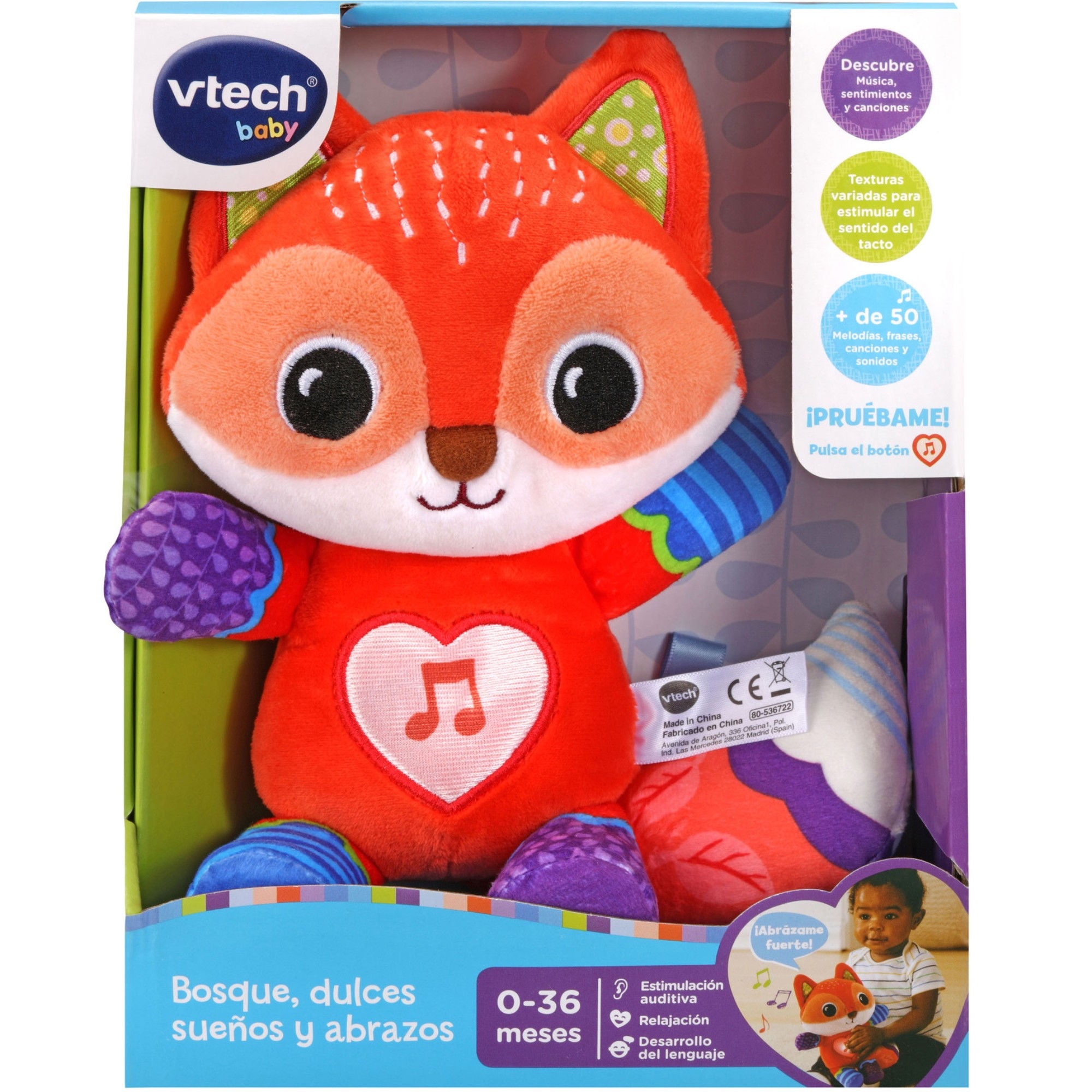 Vtech - Peluche Bosque Dulces Sueños Y Abrazos