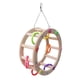 thumbnail image 3 of Soporte De Escalera De Madera, Juguete Colgante, Guacamayos, Pinzones Trepadores, Columpio, Rueda De Pájaros, Juguete De 22cm De Diámetro, 3 of 5