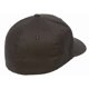 thumbnail image 3 of Gorra de béisbol Flexfit de sarga de algodón ajustada negra para adulto, 3 of 4