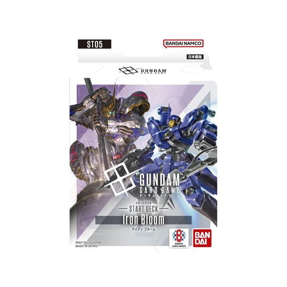 Juego de cartas Gundam Start Deck Iron Bloom Bandai ST05