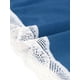 thumbnail image 5 of Agnes Orinda Women's Plus Size Escuela Colegio Pijama Encaje Tirantes Espagueti Babydoll Camisón Lencería Escote en V Camisón 2X Azul, 5 of 6