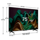thumbnail image 2 of Televisor Hisense 75U6N 75" Mini-LED ULED 4K Google TV - Caja Reciclada, 2 of 5