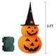 thumbnail image 2 of Figura de Calabaza NEROSUN 91 cm con Sombrero de Estrella LED, 2 of 7