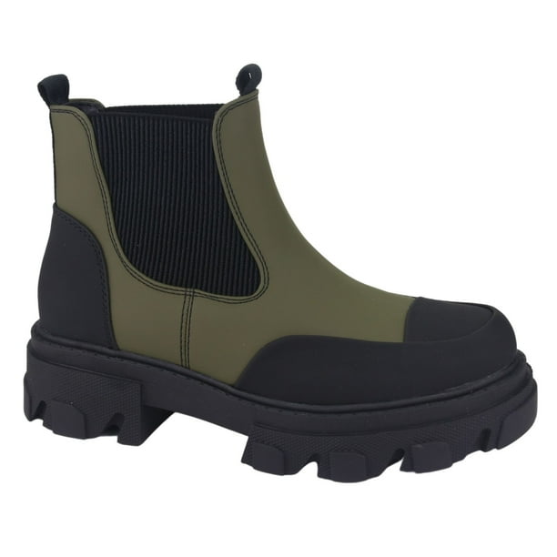 Botin Chalada Mujer Karl-8 Oliva Casual